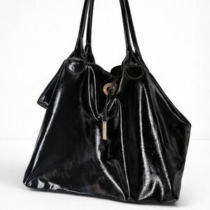 Innue Patent Leather Hobo Tote Shoulder Bag | Vintage Y2K